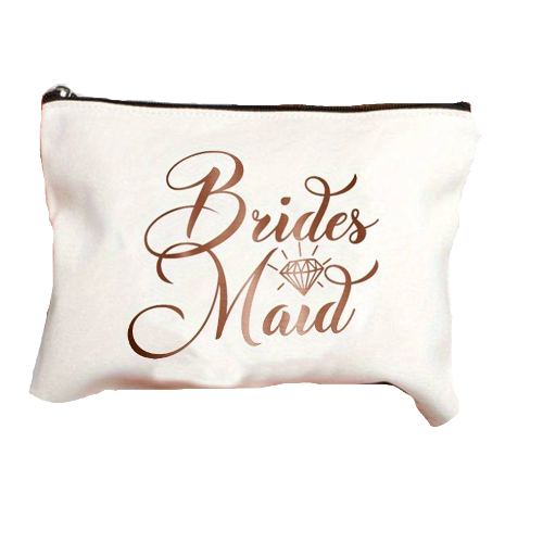Bridesmaid Makeup Cosmetic Bag