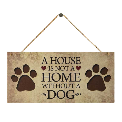 Home Dog Plaque