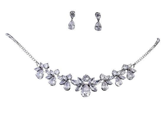 Zircon Bridal Necklace